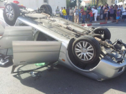 اللد: "مروع" انقلاب مركبة في حادث طرق وإصابة مواطن